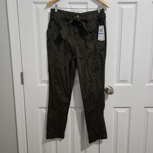 NWT Jolt Juniors Tie Waist Green Pant Size 9